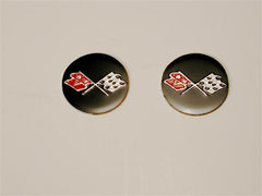 GM Restoration Inside Door Handle Emblem Pair 68-77 / Product Number: IN225